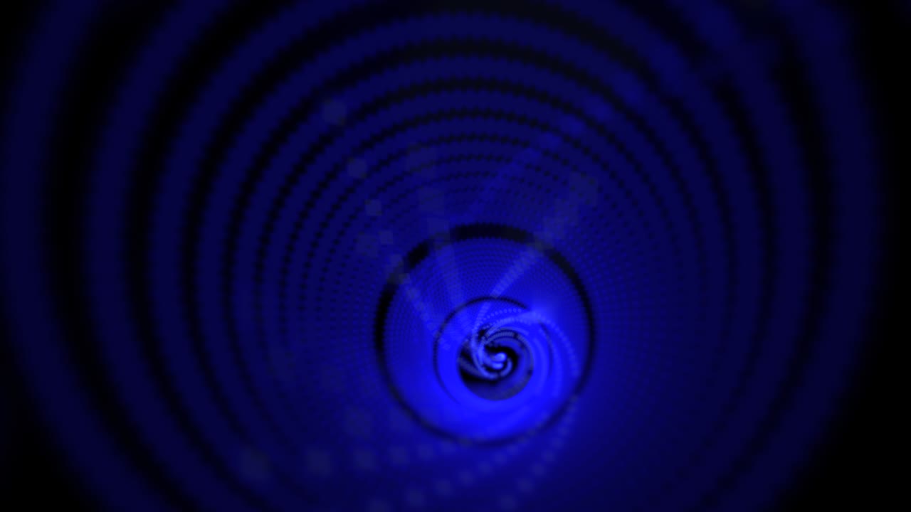 líneas de vértigo azul de neón disco