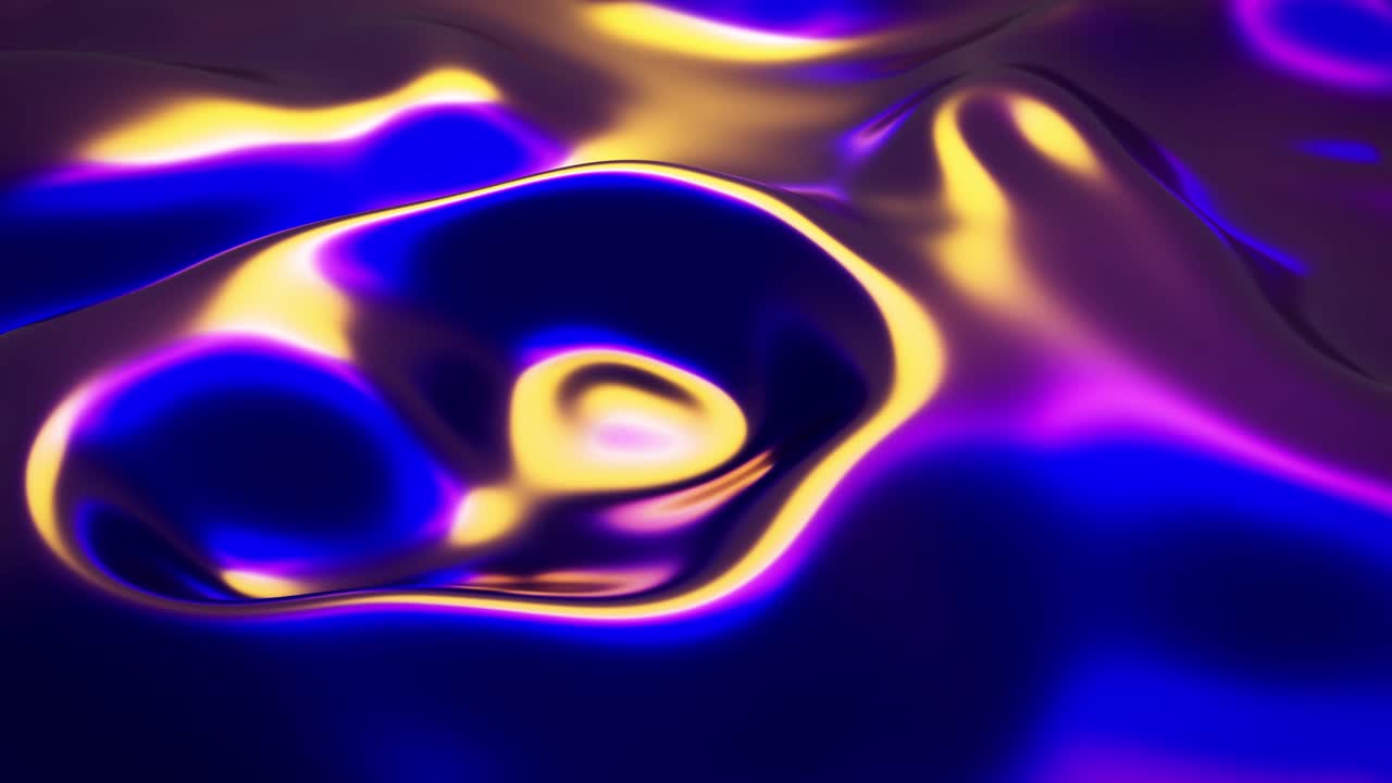Dynamic Iridescent Liquid Background with Neon Colors