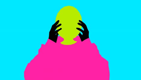 animación rotoscópica elegante.. concepto minimalista emocional y abstracto
