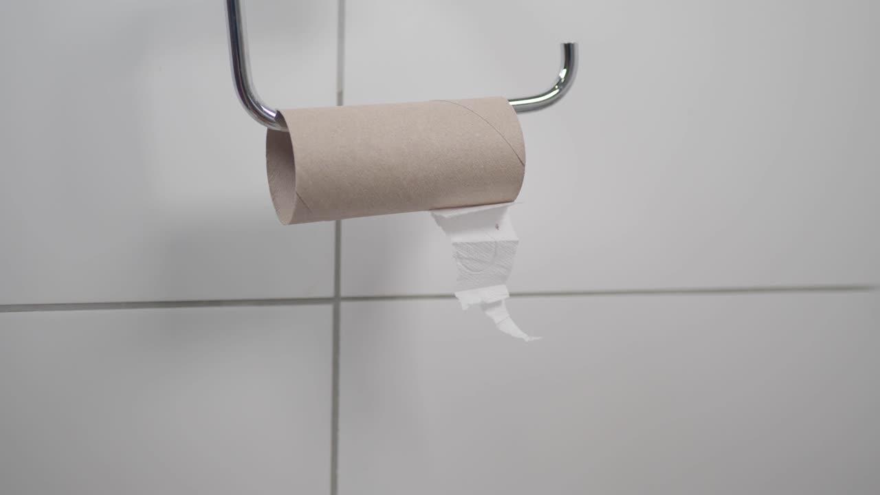 Empty Toilet Paper Roll