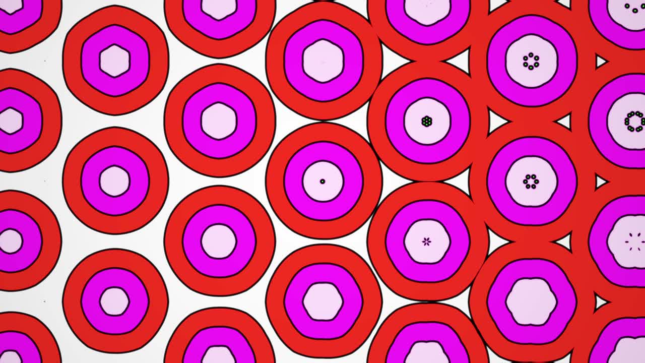 fondo de movimiento abstracto, animación de formas geométricas coloridas.