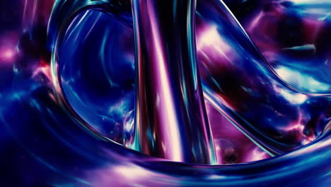 abstract neon liquid forms