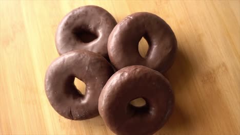 donuts in 4k video as background 06