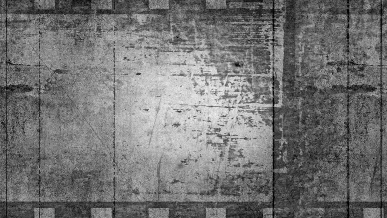Çizikler ve Toz Efektiyle Grunge Film Dokusu Arka Plan Döngüsü