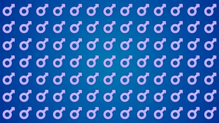 Mars gender male blue background traffic horisontal