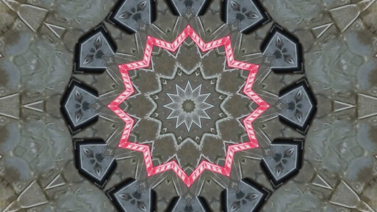 único y hermoso diseño de textura de caleidoscopio abstracto