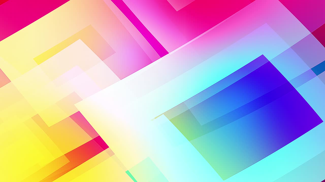 movimiento lento de formas coloridas, fondo de video formas circulares vidriosas y transparentes