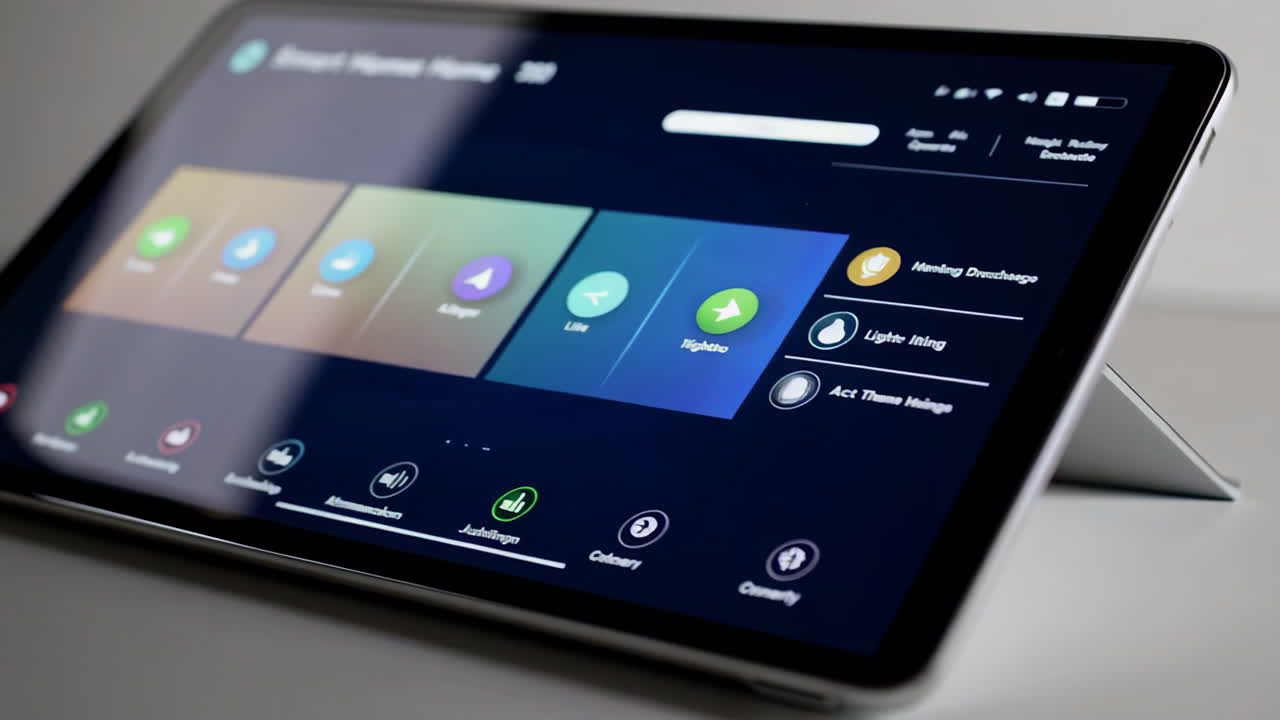 Smart Home Tablet Interface