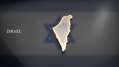 3d animated map of israel