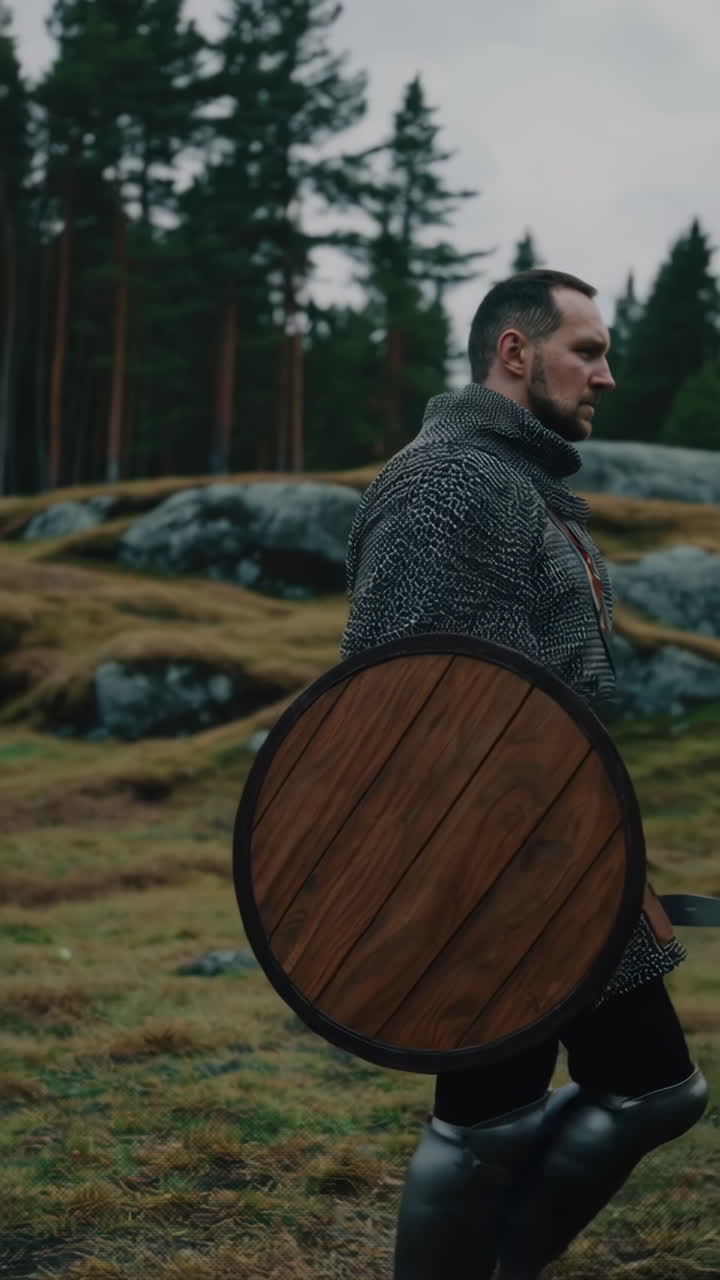 Medieval Knight with Shield