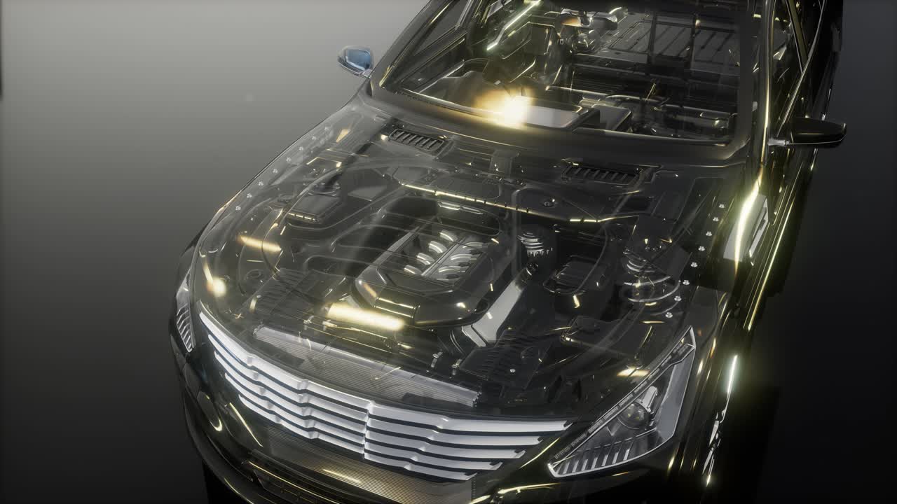 자동차에서 볼 수 있는 엔진과 다른 부분