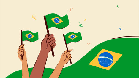 Motion-Graphic-of-Flat-background-for-brazilian-independence-day-celebration