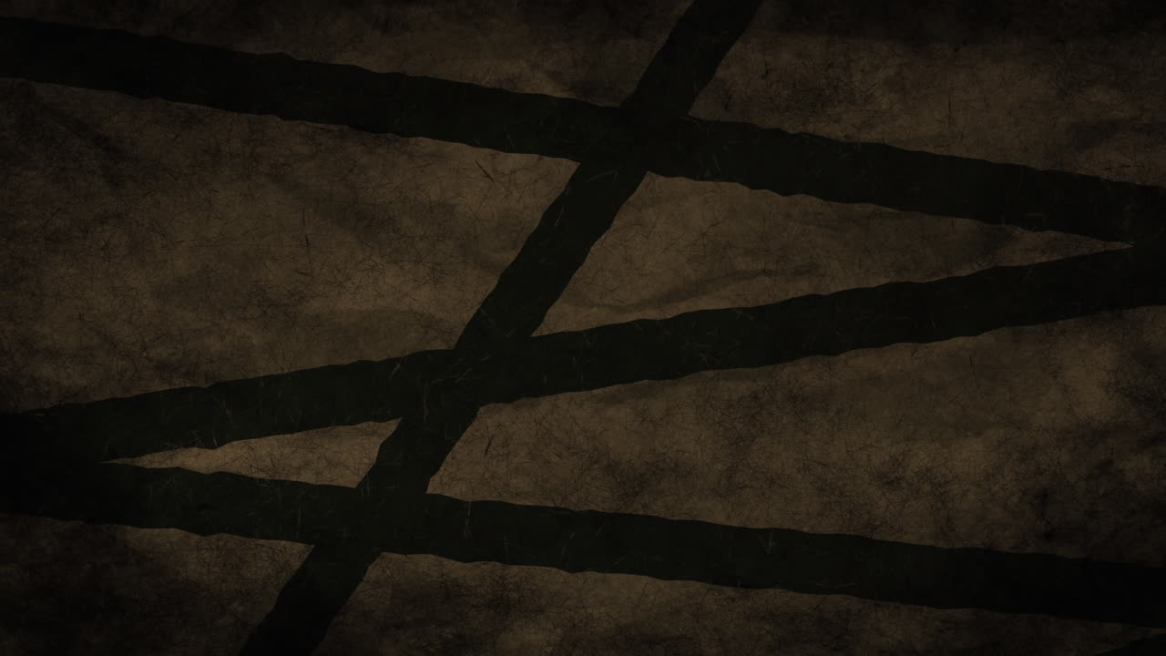 갈색 배경에 움직이는 파도 위의 검은 줄무 ⁇ 의 애니메이션