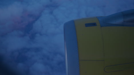 view from the window of a passenger plane