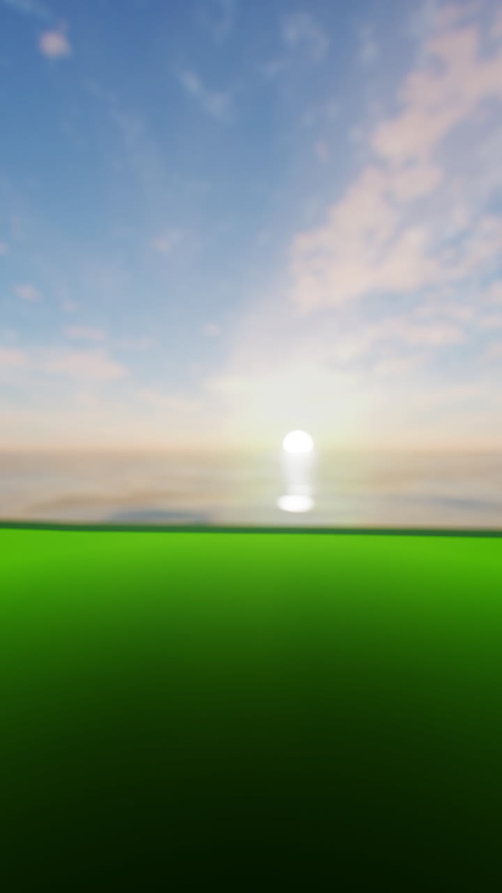 푸른  위 의 해가 뜨거나 해가 지는 것