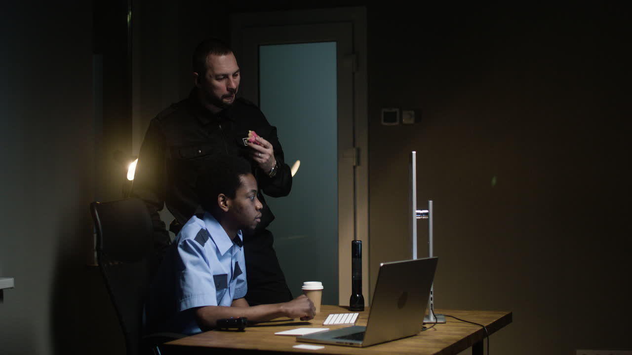 Team working and relaxing in the hut