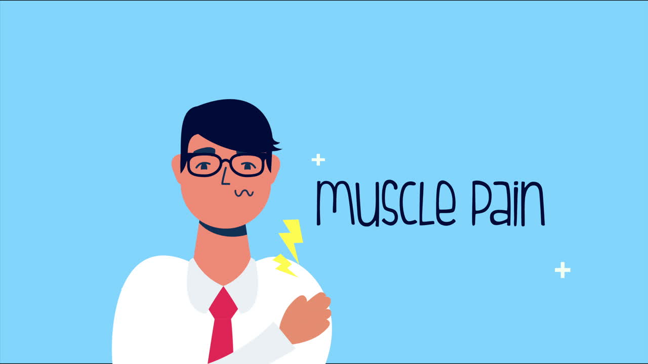 근육 통증과 코로나19 증상이 있는 환자