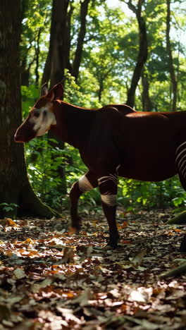 okapi in forest