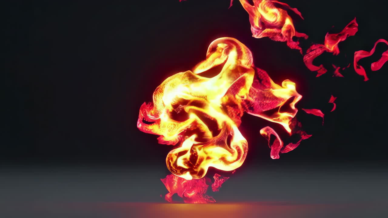 diseño de fuego abstracto