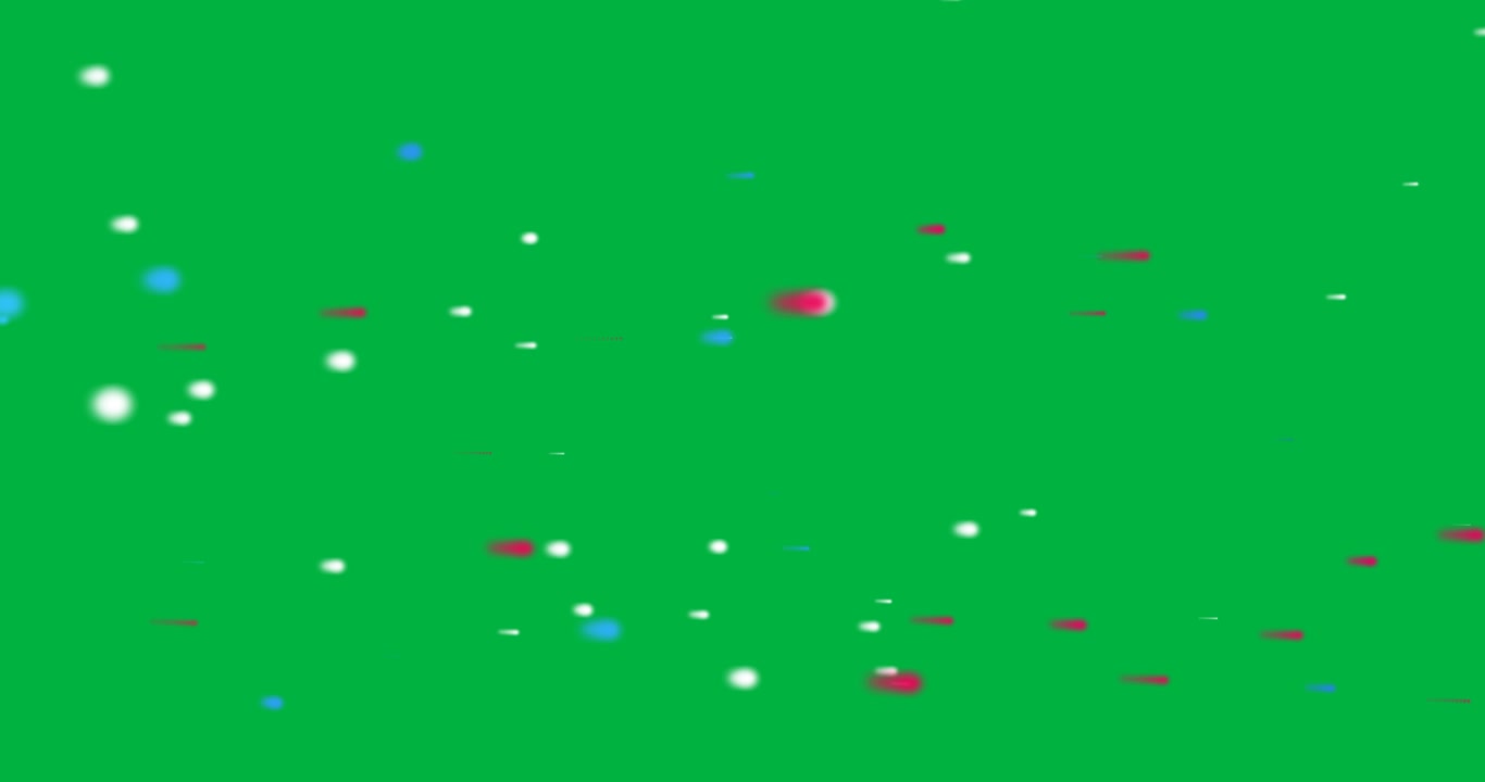 Animazione di macchie colorate che si muovono su sfondo trasparente