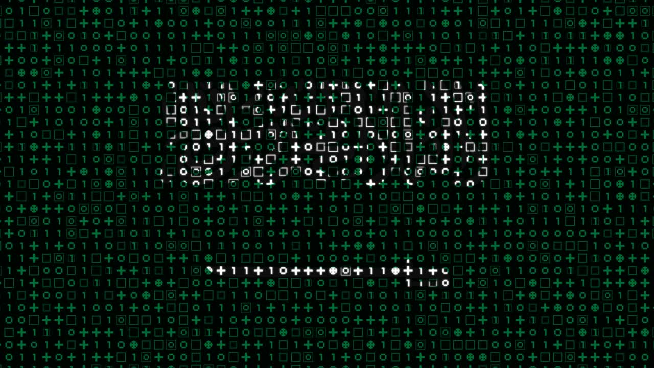 Digital Saudi Arabian Flag Animation