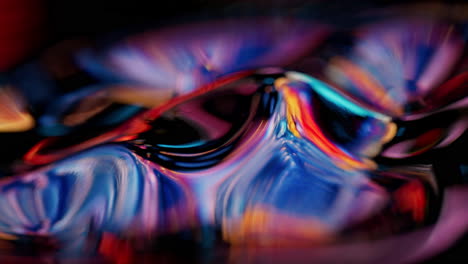fluido abstracto que fluye, renderización en 3d.