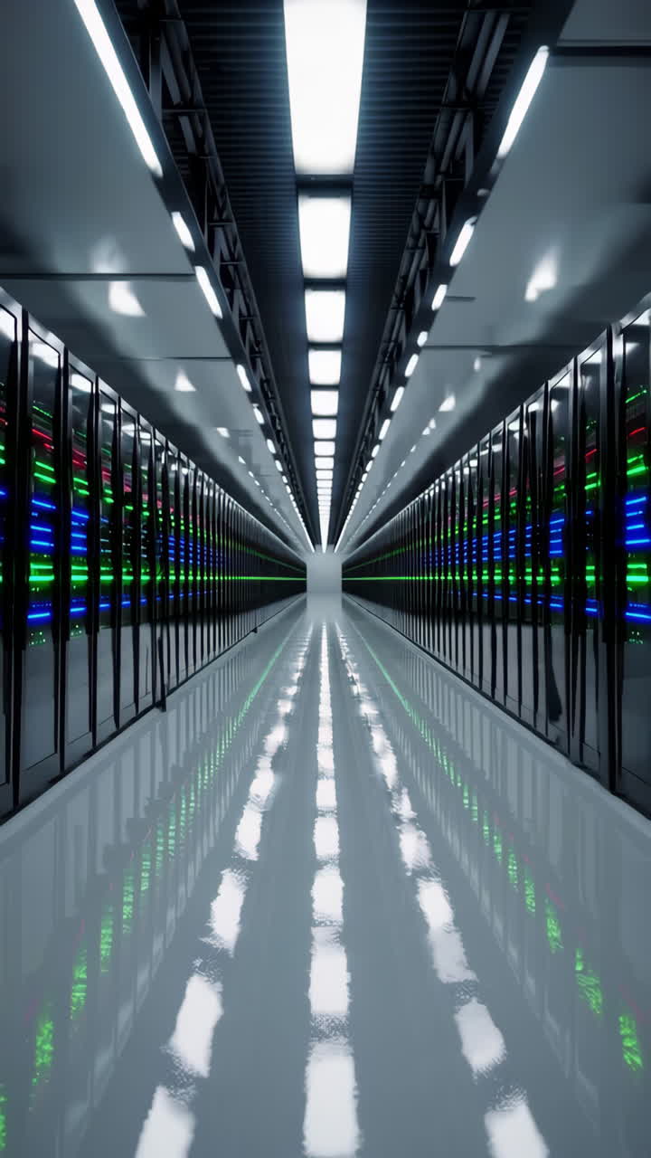 Moderne datacenter interiør