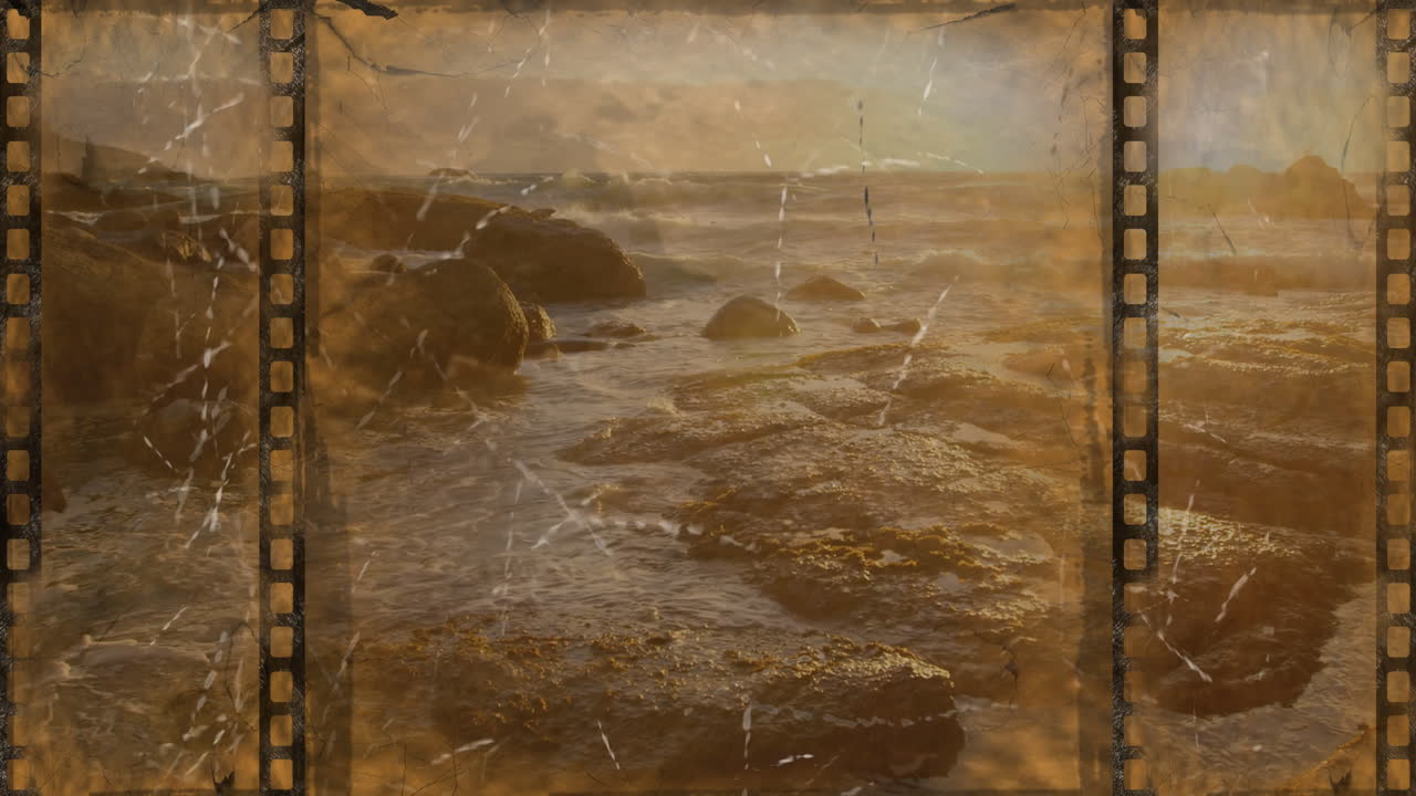 오래된 영화 테이프 비디오