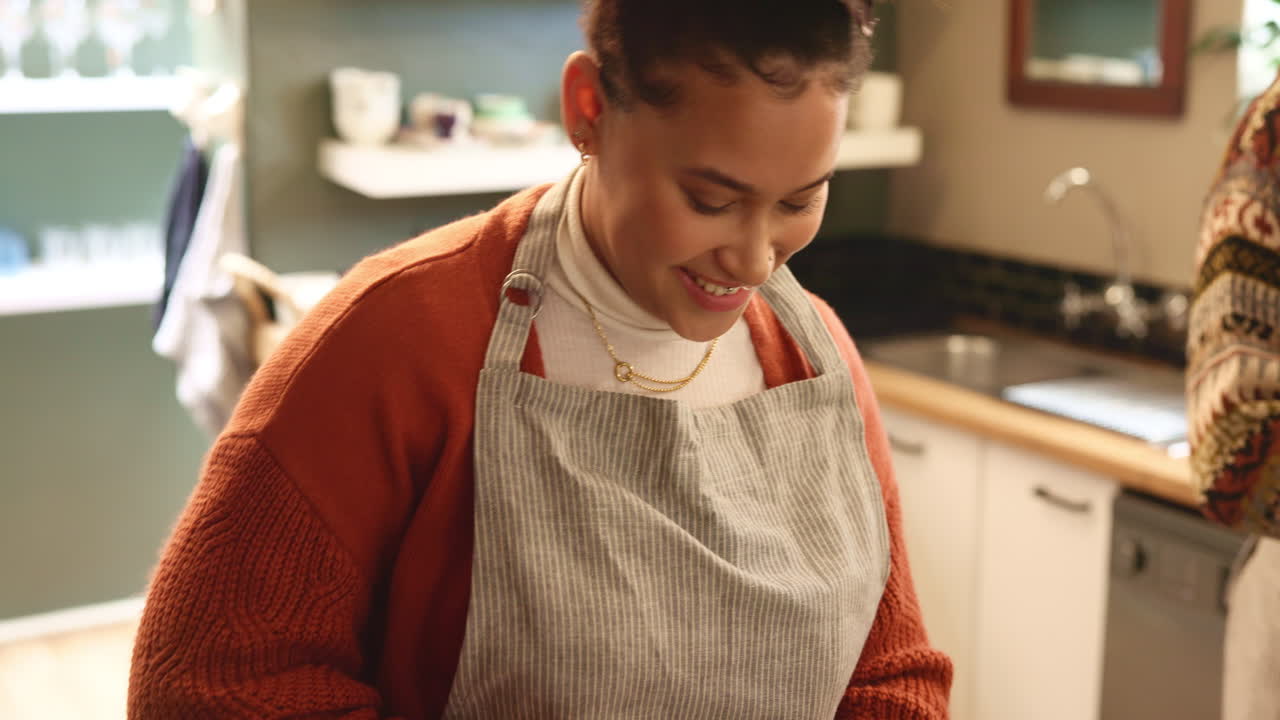 Woman Cooking in the Kitchen