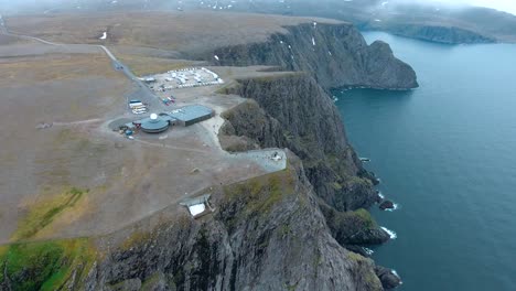 Cabo-Norte-(Nordkapp)-En-El-Norte-De-Noruega.