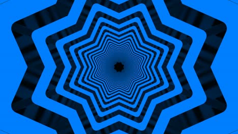 túnel de fondo abstracto de bucle digital azul