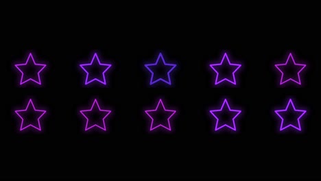 Pulsing-purple-stars-pattern-with-neon-light-in-casino-style