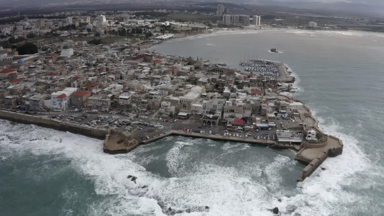 Aerial View of Acre, Israel