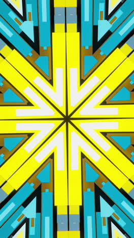 abstract geometric kaleidoscope pattern