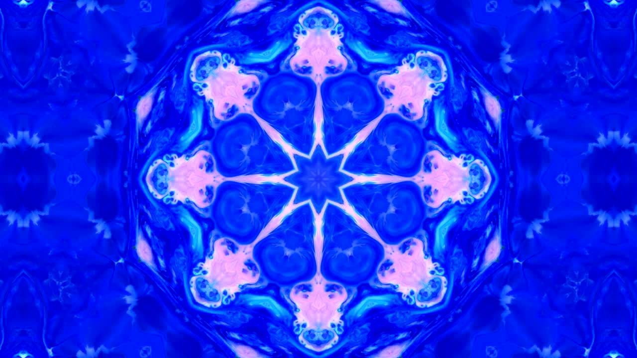 movimiento de fondo de caleidoscopio de explosión decorativa