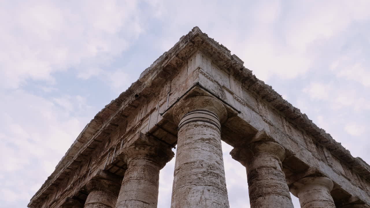 Ancient Temple Ruins Corner