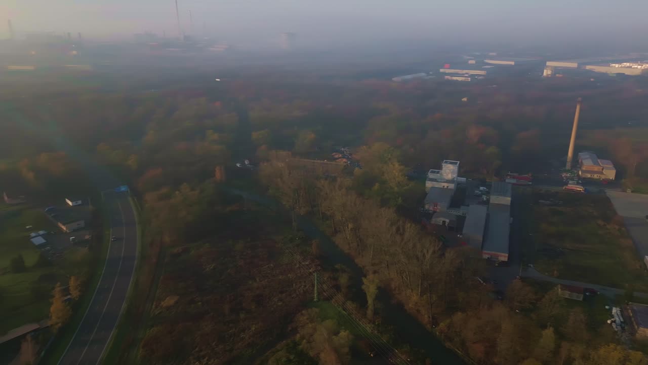 Ostrava Bastro Former engineering factory for mining machinery AERIAL