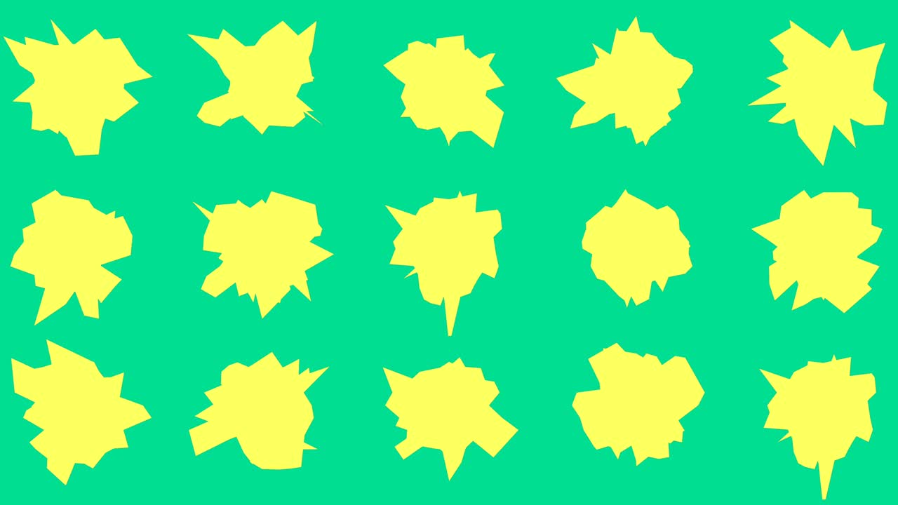 혼란스럽게 애니메이션 된 모양의 얼룩에서 배경입니다.