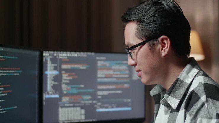 Programmierer bei der Arbeit