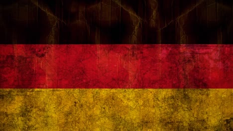 Animation-of-black-pattern-moving-over-flag-of-germany