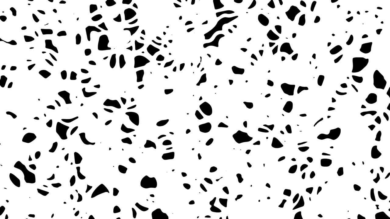animación de fondo abstracto de patrón digital en blanco y negro. fondo animado de bucle sin costuras, papel tapiz.