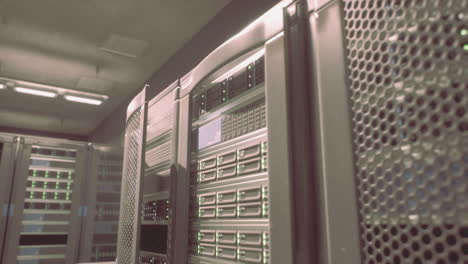 server racks in a data center