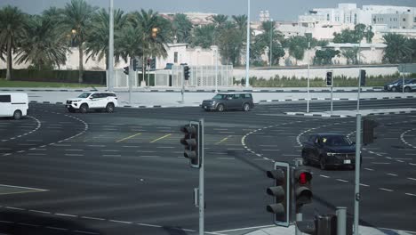 busy intersection in a city