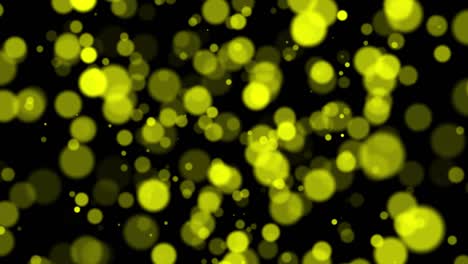 bucle de fondo bokeh abstracto de 4k (multicolor) - fondo bokeh abstract - perfectamente utilizable para una amplia variedad de temas - bucle sin costuras - fondo de partículas brillantes - bucle de partículas en movimiento - fondo de movimiento - bucles sin costura - color amarillo