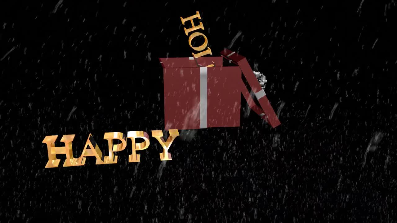 3d 떨어지는 크리스마스 선물 2