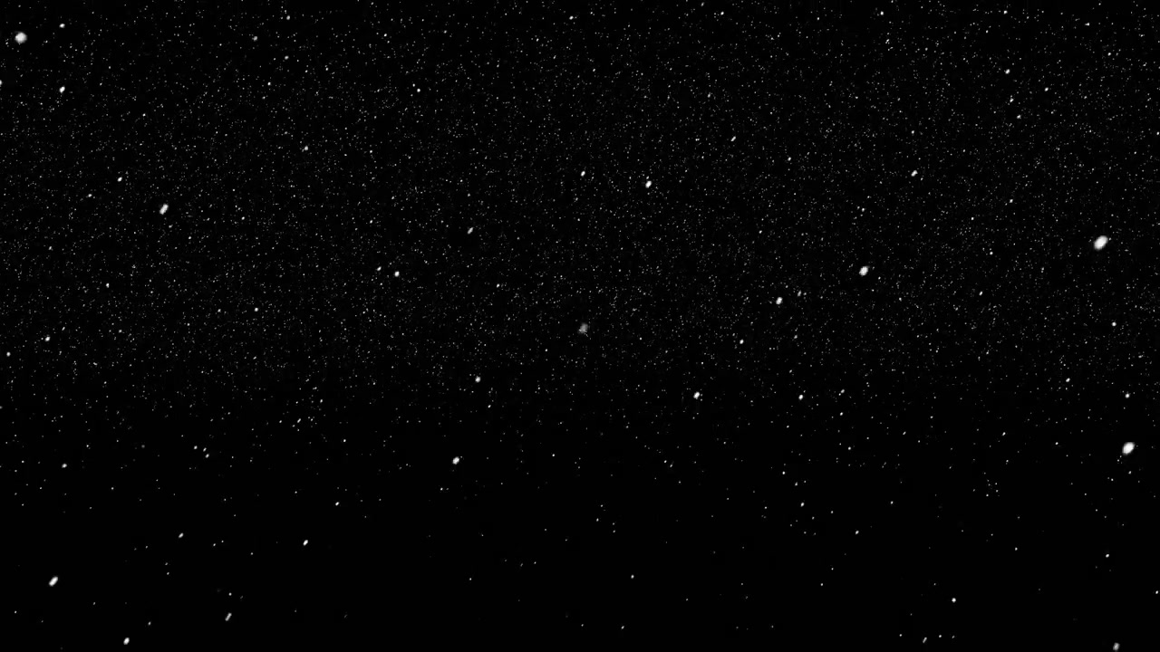 Premium stock video - Animation of snow falling over black background