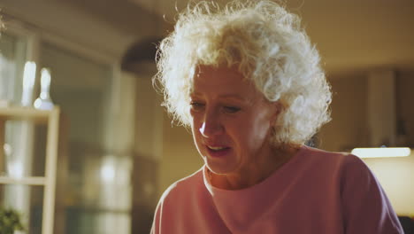 smiling senior woman