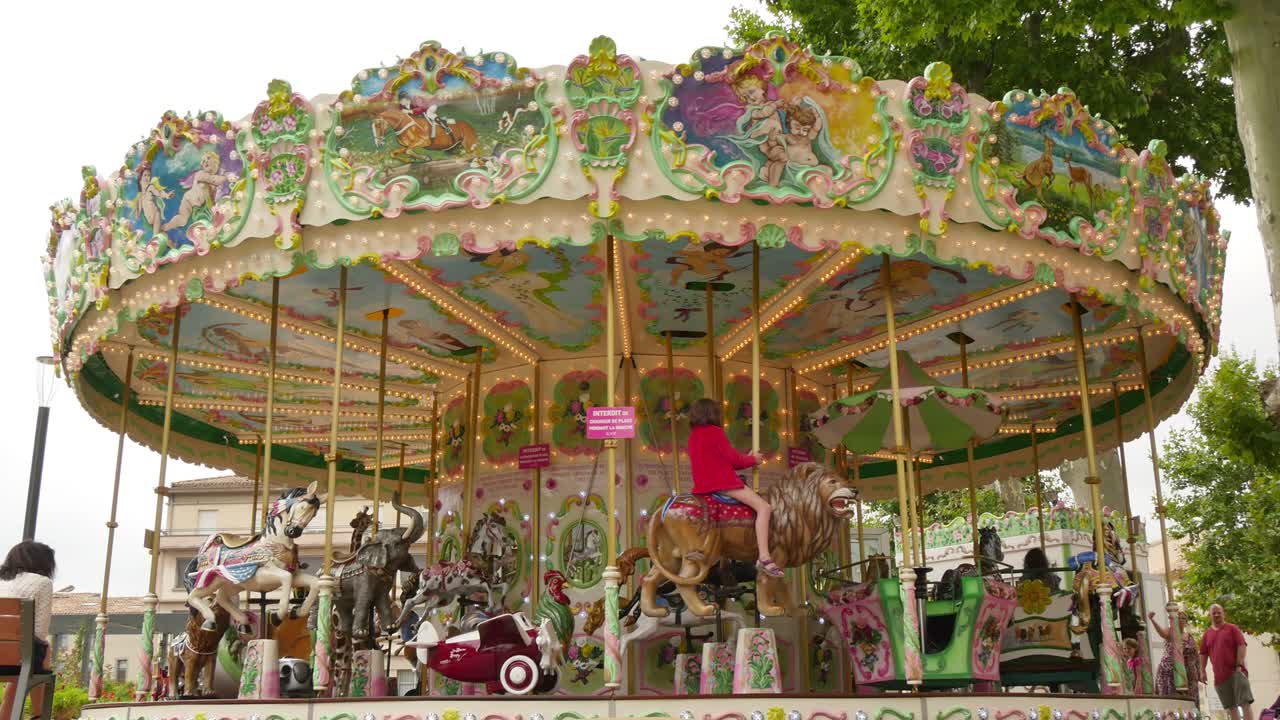 Pretty Modern Carousel in France