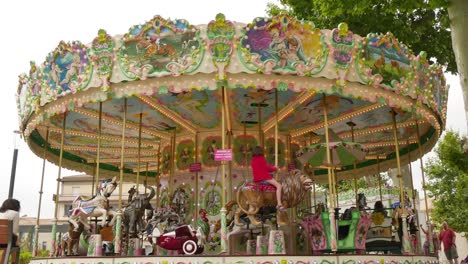 pretty modern carousel in france