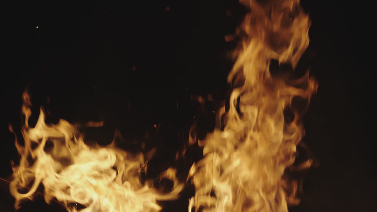 Burning Flames in the Darkness